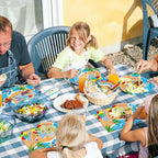 Qyeahkj 48Pcs Summer Beach Paper Plates and Napkins, Hawaiian Beach Theme Party - Image 7