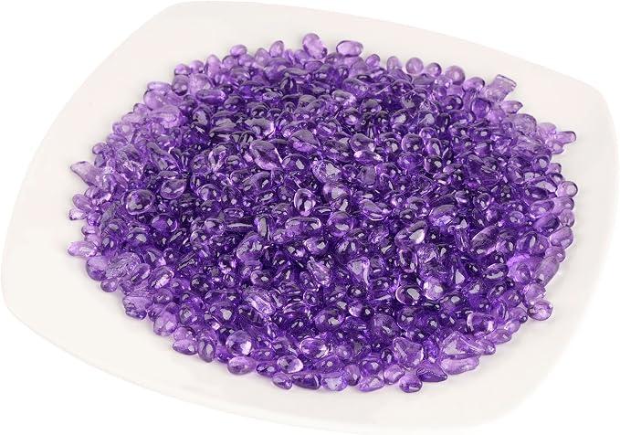 Glass Stones, 1Lb/460g Irregular Sea Glass Dercorative Rocks Non-Toxic - Image 5