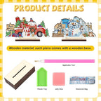 YooNotee 12 Sets Interchangeable Seasonal Diamond Art Tabletop Decorations - Image 3