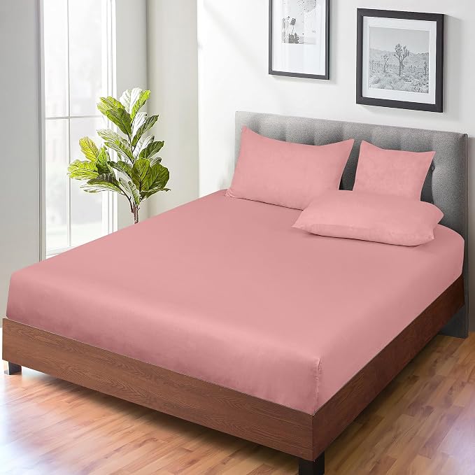 ROYALE LINENS 300 Thread Count 100% Long Staple Combed Cotton Fitted Sheet King - Image 7