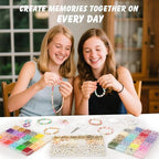 Dowsabel Clay Beads 3 Boxes Bracelet Making Kit, Letter Beads - Image 5