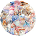 50 Pcs Sea Shell Stickers Aesthetic PET Transparent Conch Stickers Clamshell by Unknown