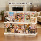 Puppy Tour Guide Miniature House Kit, Durable Plastic DIY Dollhouse - Image 7