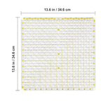 Quilting Ruler - 12.5" x 12.5" Slotted Acrylic Ruler - Image 4