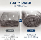 BDEUS Dual Layer 5 Inch Memory Foam Mattress Topper Twin XL Size - Image 6