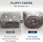 BDEUS Dual Layer 5 Inch Memory Foam Mattress Topper Twin Size, 2 Inch Gel - Image 6