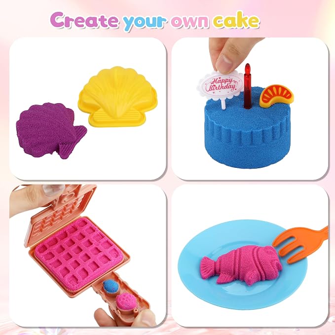 YIDESTARS Sensory Play Kit: Sand Art & Ice Cream Toy - Image 5