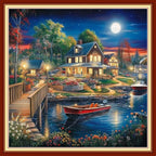 Joyhoor Cross Stitch Kits for Beginners Stamped Cross-Stitch Supplies by JoyhoorCrossStitchKits