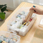 Sooyee 3-Layer Things & Crafts Storage Box, Large | 30 Adjustable Compartments - Image 3
