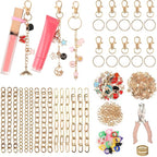 Starry 297 Pcs Keychain Making Kit, Including 10 Keychain Clips 15 Extender by Unknown