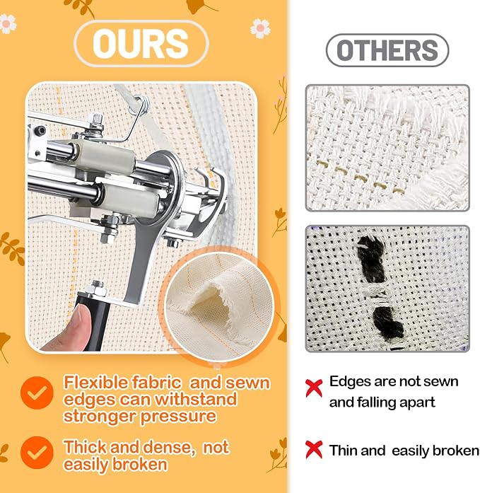 80" × 40" Large Overlocking Tufting Cloth - Image 3