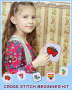 Pllieay 5PCS Cross Stitch Kits for Beginners for Kids 7-13, Includes 5 Project - Image 5