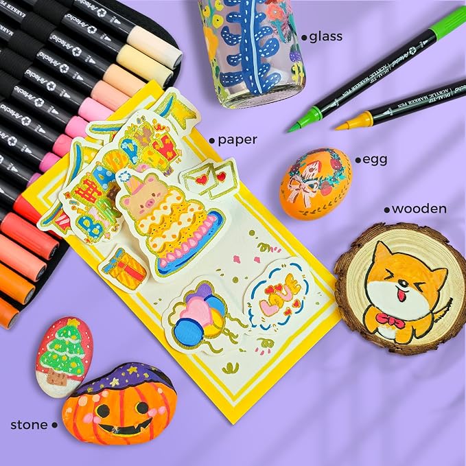 Artecho Acrylic Paint Markers 60 Colors - Image 5