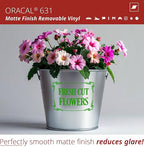 ORACAL 631 Matte Yellow Green Vinyl Durable Roll Easy to Weed Permanent - Image 3