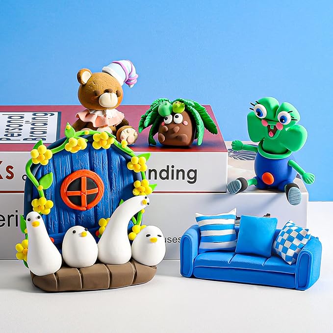 Air Dry Clay Kit for Kids – 24 Colors Non-Toxic Soft Modeling Clay Set | - Image 7