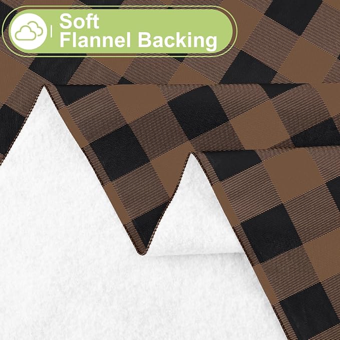 Smiry Rectangle Table Cloth, Waterproof Vinyl Tablecloth - Image 4