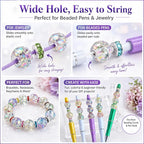 250 Pcs Beads for Pens - 16mm Focal Beads for Beadable Pens - Image 4