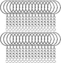 50PCS Bulk Keychains Set, Split Keychains Rings by REEMTOO