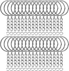 50PCS Bulk Keychains Set, Split Keychains Rings by REEMTOO