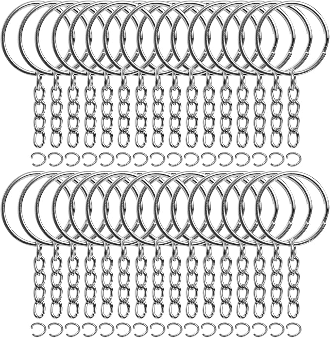 100 PCS REEMTOO Key Chain Rings, Keyring by REEMTOO
