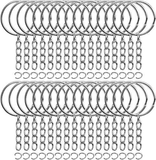 100 PCS REEMTOO Key Chain Rings, Keyring by REEMTOO
