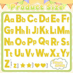 Glitter Foam Letter Stickers 469 Pcs Self-Adhesive Uppercase & Lowercase ABC - Image 2