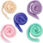 Corriedale Carded Sliver Wool Roving Variety Bundle | Best Core Wool - Image 3