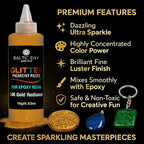 BALTIC DAY Black Abyss Spark Epoxy Pigment Paste XL – Ultra-Concentrated Deep - Image 4