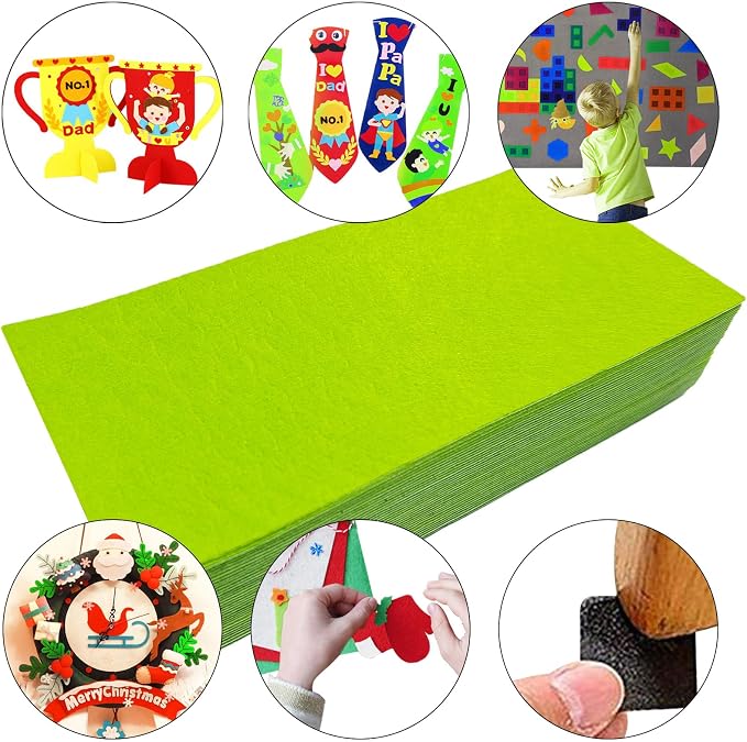 Jtnohx Self Adhesive Felt Sheets, Sticky Fabric Square - Image 5