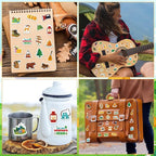 300Pcs Travel Camping Foam Stickers, Self-Adhesive Camping Stickers Outdoor - Image 6