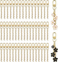NCIWAN 50 PCS Keychain Making Kit Swivel Snap Hook Lobster Claw Clasps and by Unknown