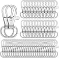 Anezus 150 Pcs Swivel Key Chain Lanyard Carabiner Hook by anezus