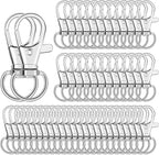 Anezus 150 Pcs Swivel Key Chain Lanyard Carabiner Hook by anezus