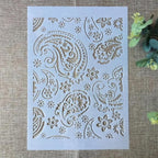 TIAMECH A4 Reusable Paisley Stencil - Image 7