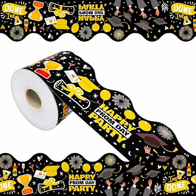 69Ft Graduation Bulletin Board Border Congrats Grad Decoration Trim Stickers by WUYUEJXI