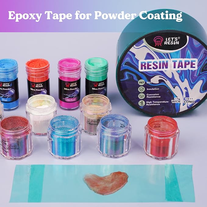 LET'S RESIN Resin Tape, 2Inch Wide x 108FT Long Epoxy Tape, Thermal Adhesive - Image 5