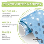 TECKWRAP Spot Glitter Vinyl Adhesive Craft Vinyl - Image 3