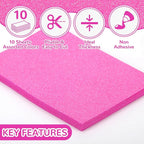 10 Pack Glitter Foam Sheets Craft 8 x 12 inch | Sparkles Foam Paper - Image 3