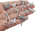 100g About Craft Supplies Mixed Butterfly Dragonfly Bee Insect Charms - Image 3