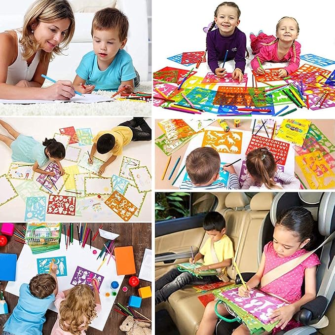 Stencil Drawing Kit for Kids, Great Birthday Gift for Boy Girl - Image 7