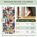 Stained Glass Window Film UV Resistant Window Privacy Film Colorful Flowers - Image 2