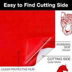 TORC Red Holographic HTV Heat Transfer Vinyl Roll 12 in x 10 ft Christmas - Image 3