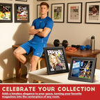 JupDec Sports Magazine Frame 4 Pack, Premium Wood Display Case - Image 7