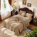 LBRO2M 1000 Thread Count 100% Egyptian Cotton Sheets Set King Size, 4 Piece by LBRO2MBedding