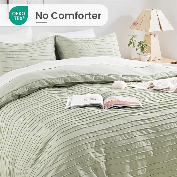 NEXHOME PRO Duvet Cover Full, 3 Pieces Boho Tufted Duvet Cover Set, Soft and - Image 5