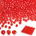 BONNY BOXX 2000pcs 4mm Acrylic Faceted Round Crystal Beads by BONNY+BOXX