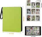 GERMUN 3 Ring 9 Pocket Zipper Card Binder, 720 Double Sided Standard PU Trading - Image 2
