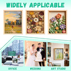 FSWCCK 2 Pack 12 x 16 inch Wood Panel Boards, Unfinished Wood Canvas Panels - Image 5