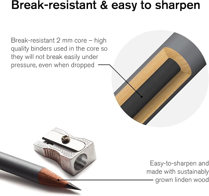 Winsor & Newton Studio Collection Artist Pencils, Graphite Pencils - Image 4