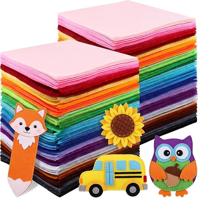 Moukeren 460 Pcs 12 x 8 Inch Felt Sheets Bulk by Moukeren
